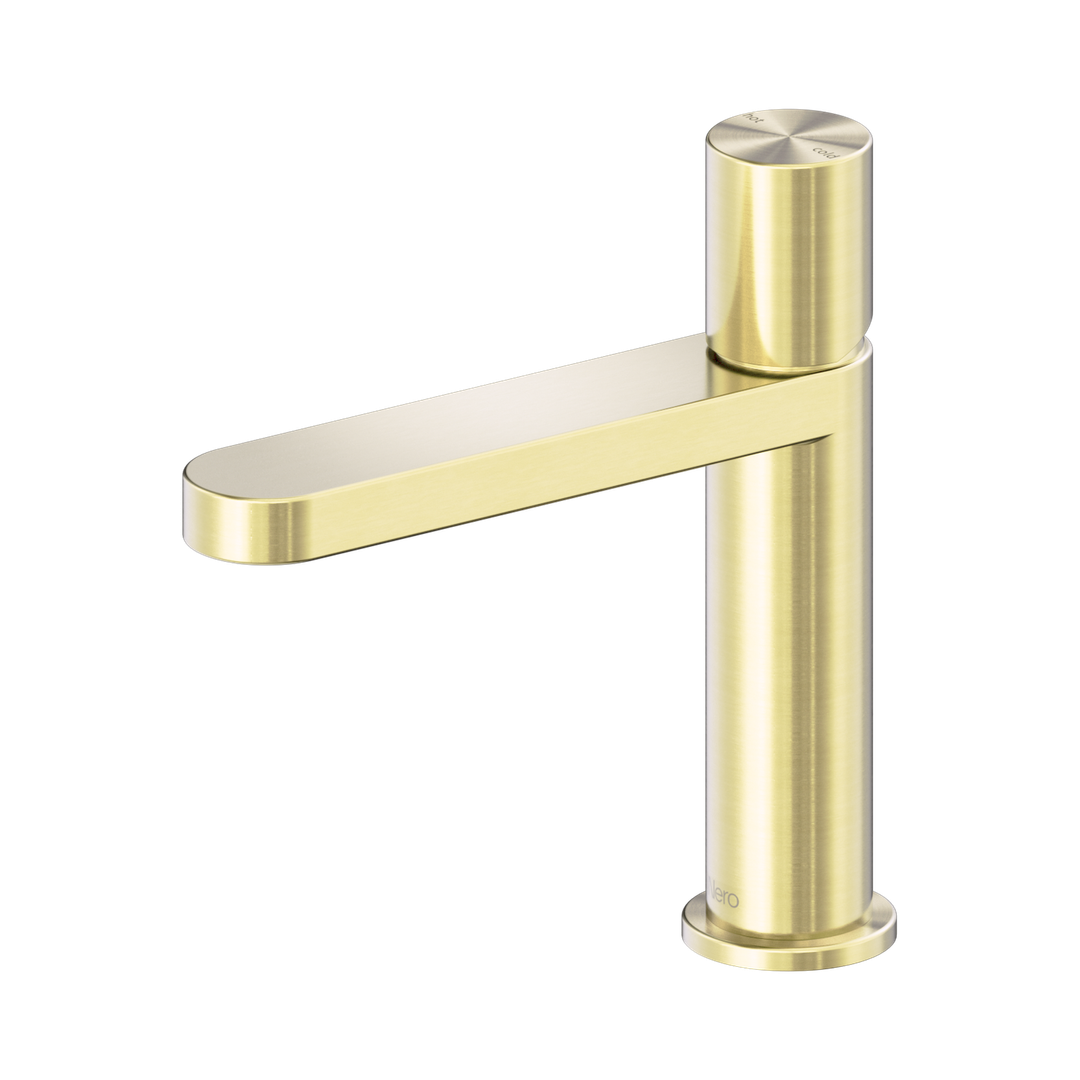 Nero Pure Ss316L Basin Mixer - Brushed Gold