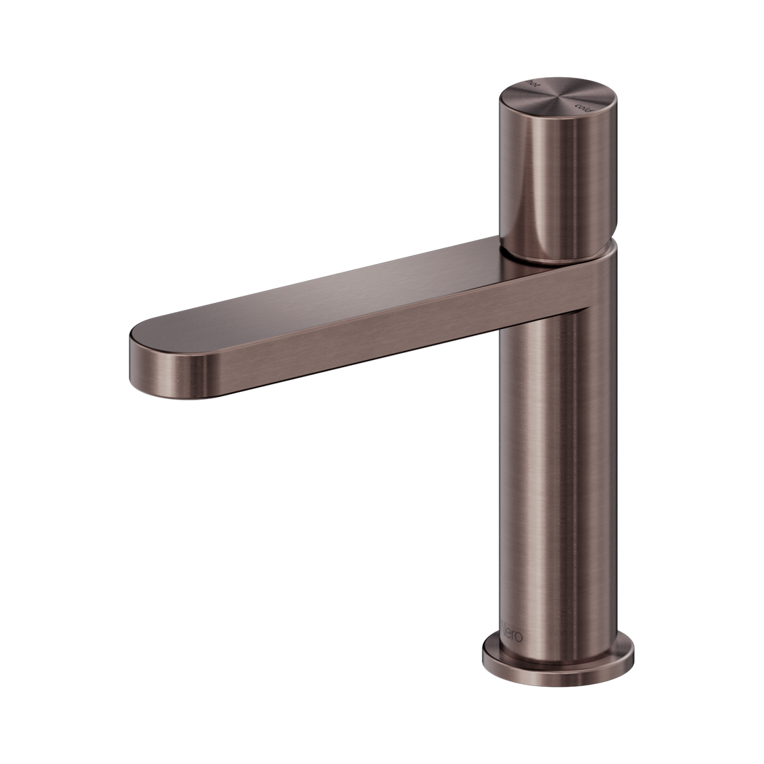 Nero Pure Ss316L Basin Mixer - Brushed Bronze