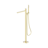 Nero Pure Ss316L Progressive Freestanding Bath Mixer - Brushed Gold