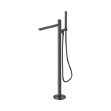 Nero Pure Ss316L Progressive Freestanding Bath Mixer - Graphite