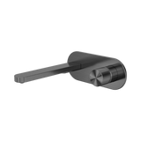 Nero Pure Ss316L Progressive Wall Basin/Bath Mixer - Graphite