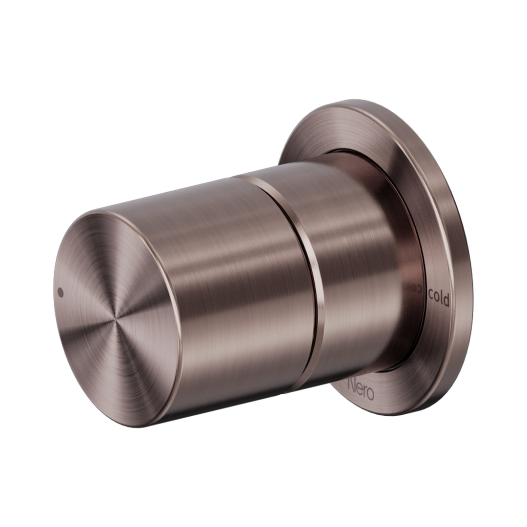 Nero Pure Ss316L Progressive Shower Mixer - Brushed Bronze