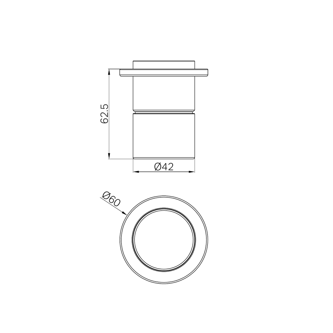 Nero Pure Ss316L Progressive Shower Mixer Trim Kits Only - Graphite