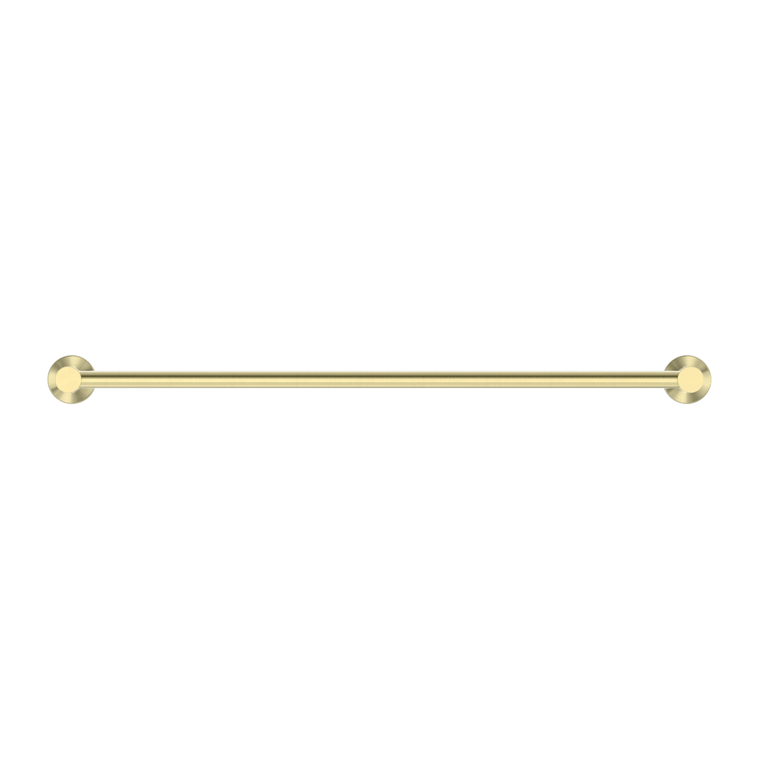 Nero Mecca Single Towel Rail 600Mm - Brushed Gold