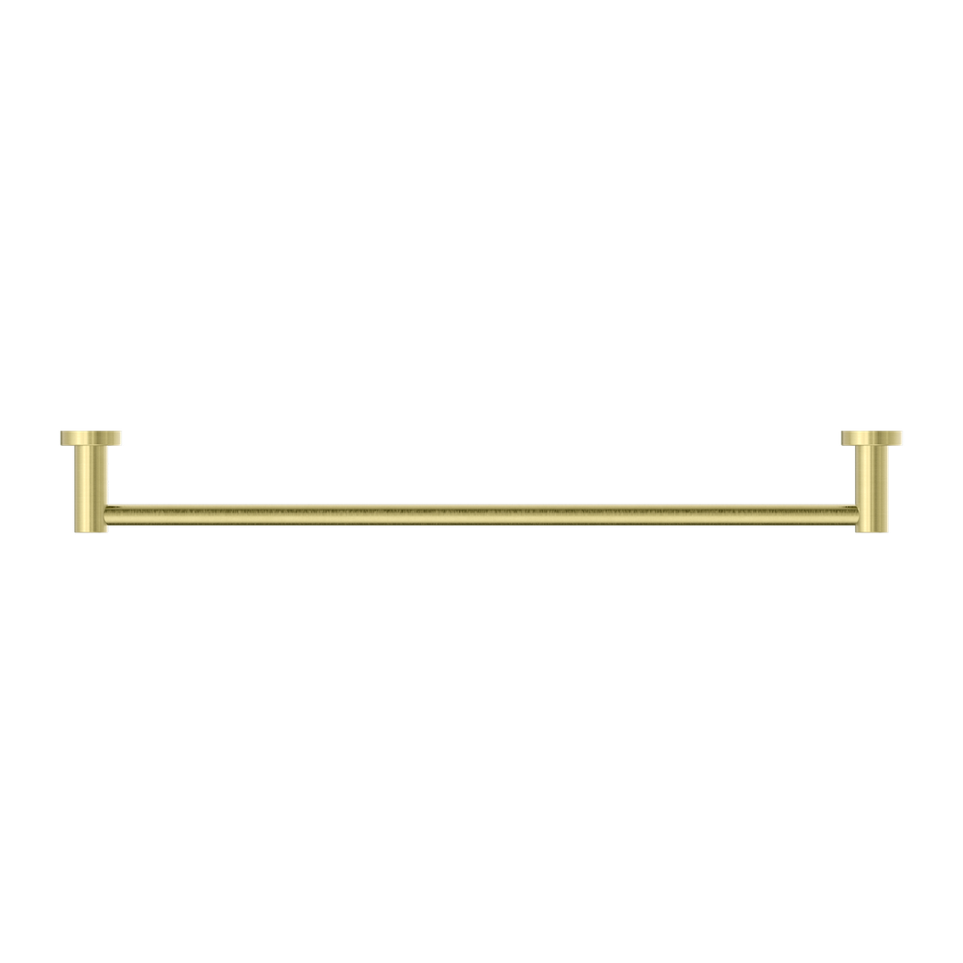 Nero Mecca Single Towel Rail 600Mm - Brushed Gold