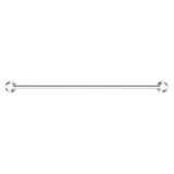 Nero Mecca Single Towel Rail 600Mm - Brushed Nickel
