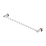 Nero Mecca Single Towel Rail 600Mm - Brushed Nickel