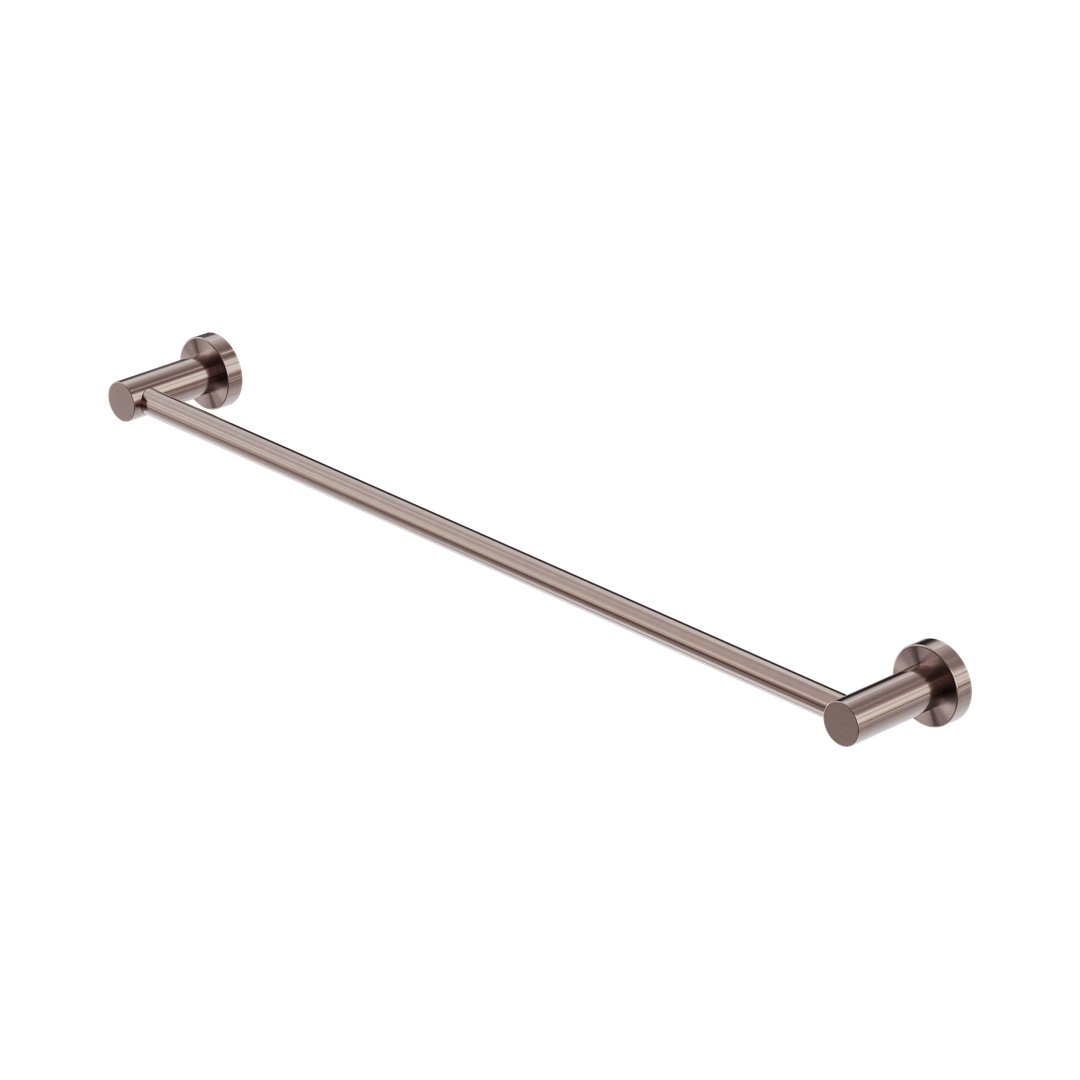 Mecca Single Nero Towel Rail 600mm - Brushed Bronze