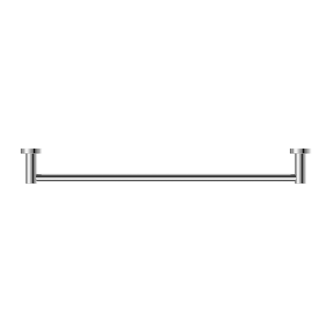Nero Mecca Single Towel Rail 600Mm - Chrome