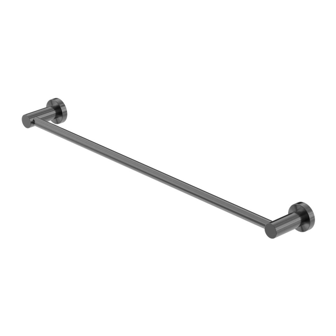 Nero Mecca Single Towel Rail 600Mm - Gunmetal