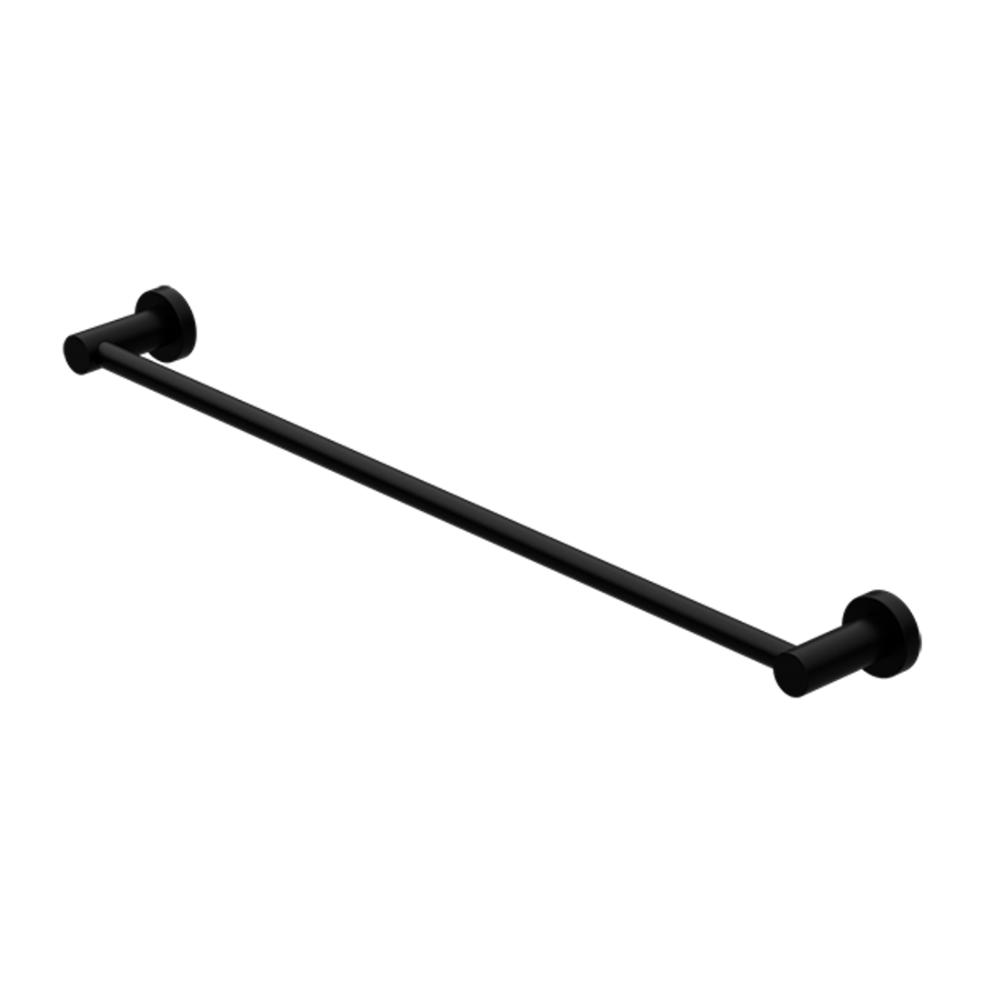 Nero Mecca Single Towel Rail 600Mm - Matte Black