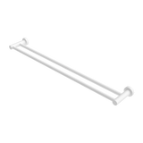 Nero Mecca Double Towel Rail 600Mm Matt White