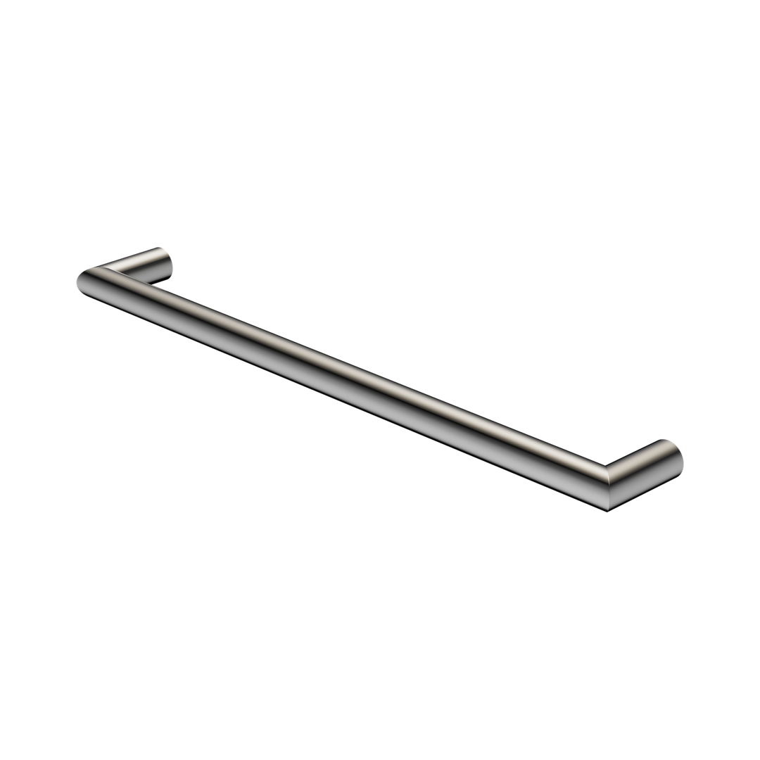 Nero Mecca 240V Single Heated Towel Rail - Chrome