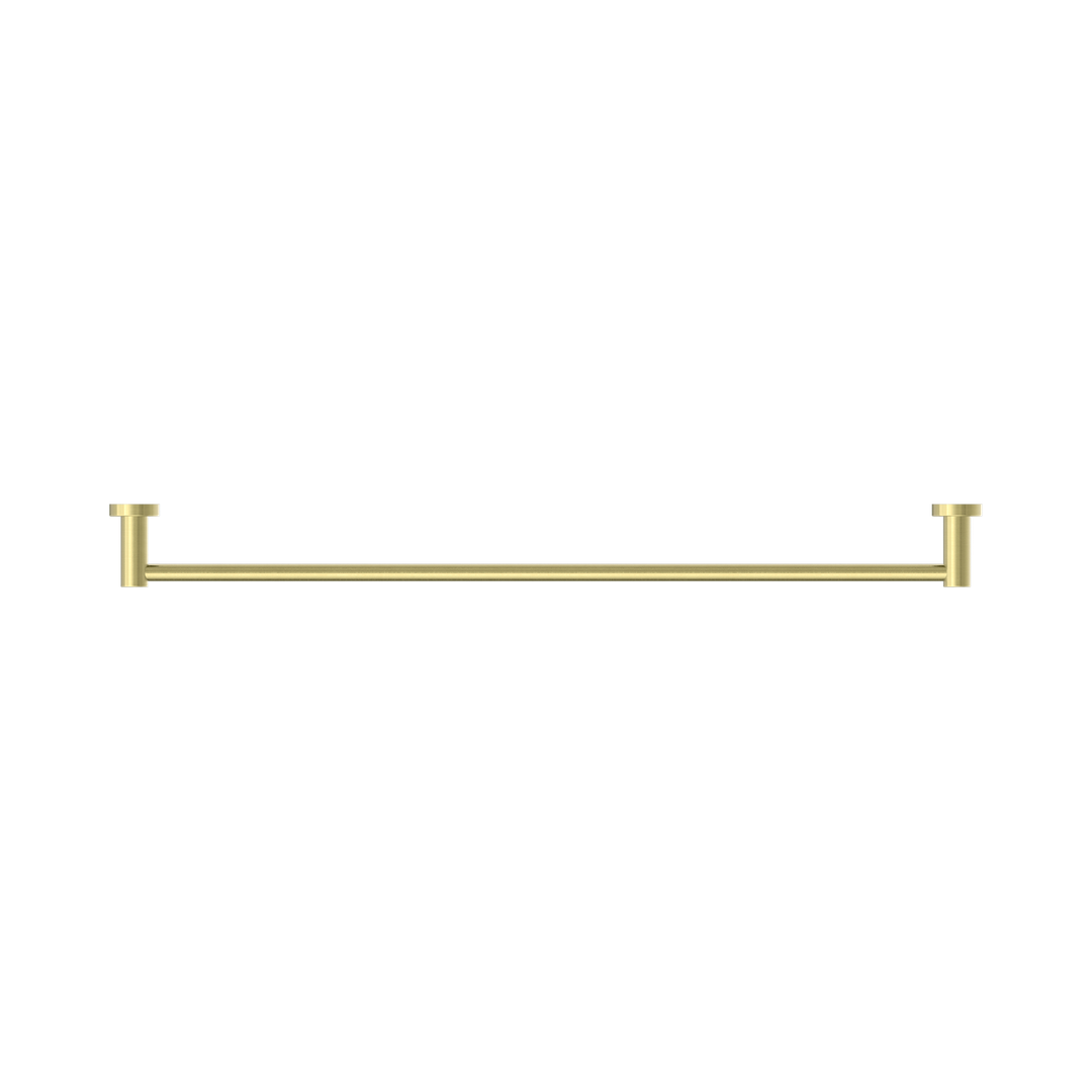 Nero Mecca Single Towel Rail 800Mm - Brushed Gold