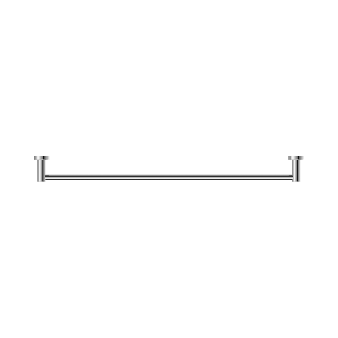 Nero Mecca Single Towel Rail 800Mm - Chrome