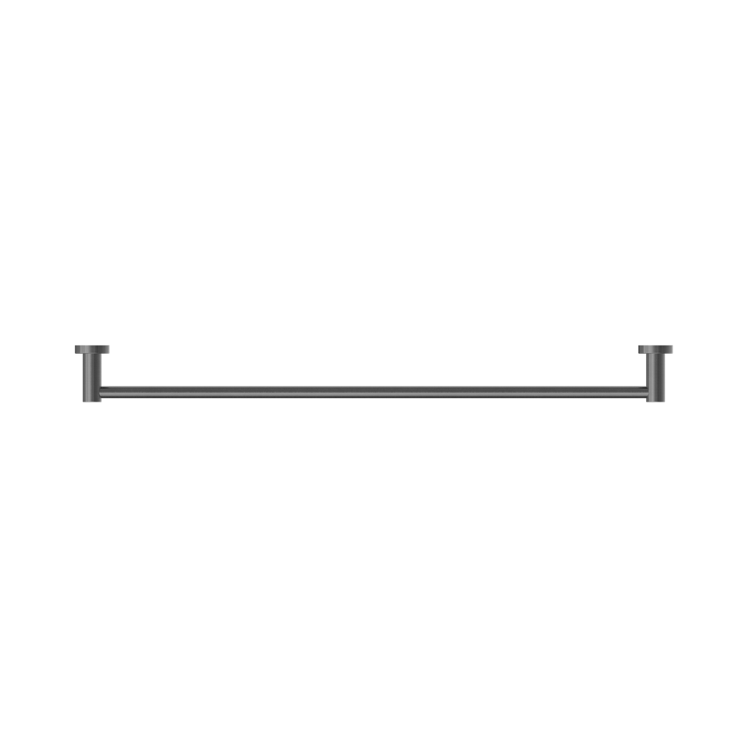 Nero Mecca Single Towel Rail 800Mm - Gunmetal