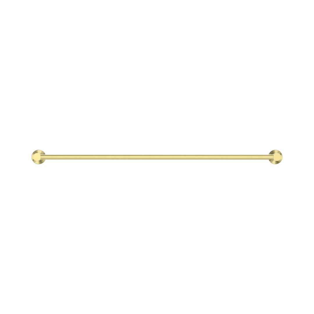 Nero Mecca Double Towel Rail 800Mm - Brushed Gold