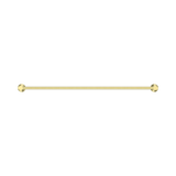 Nero Mecca Double Towel Rail 800Mm - Brushed Gold