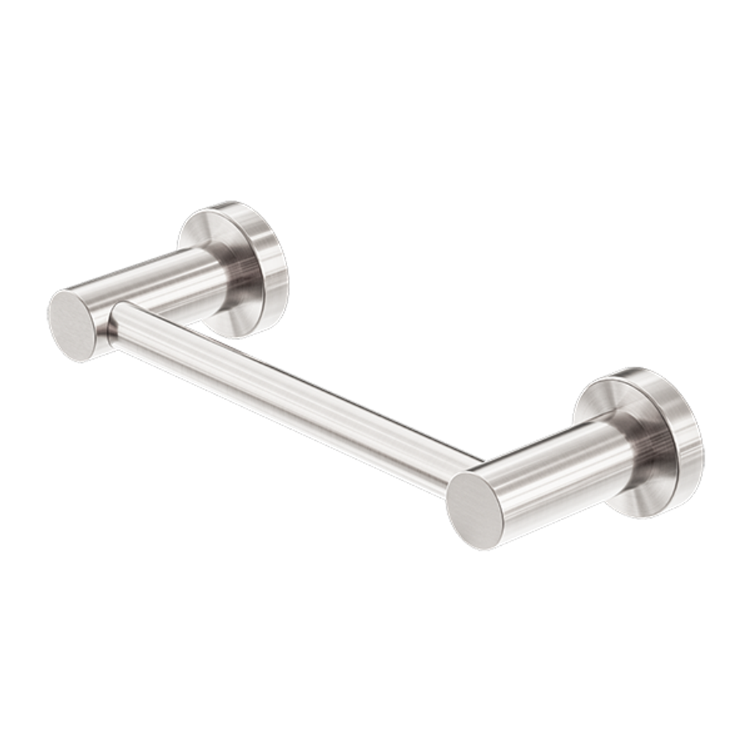 Nero Mecca Hand Towel Rail Straight - Brushed Nickel