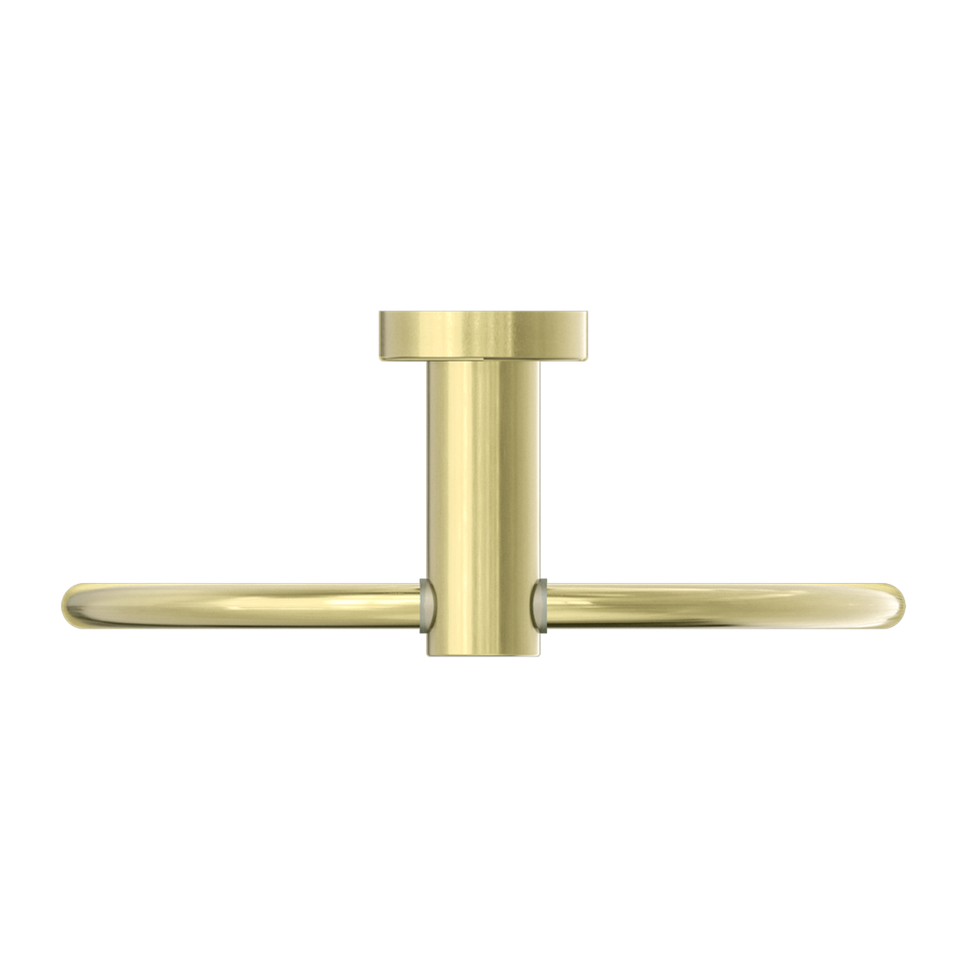 Nero Mecca Towel Ring Round - Brushed Gold