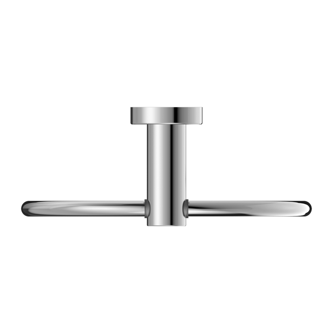 Nero Mecca Towel Ring Round - Chrome