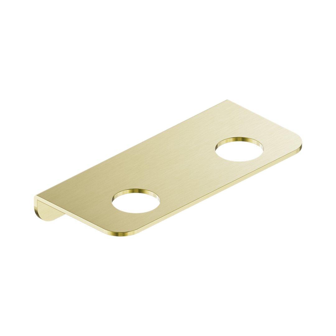 Nero Mecca Double Soap Bottle Holder - Brushed Gold