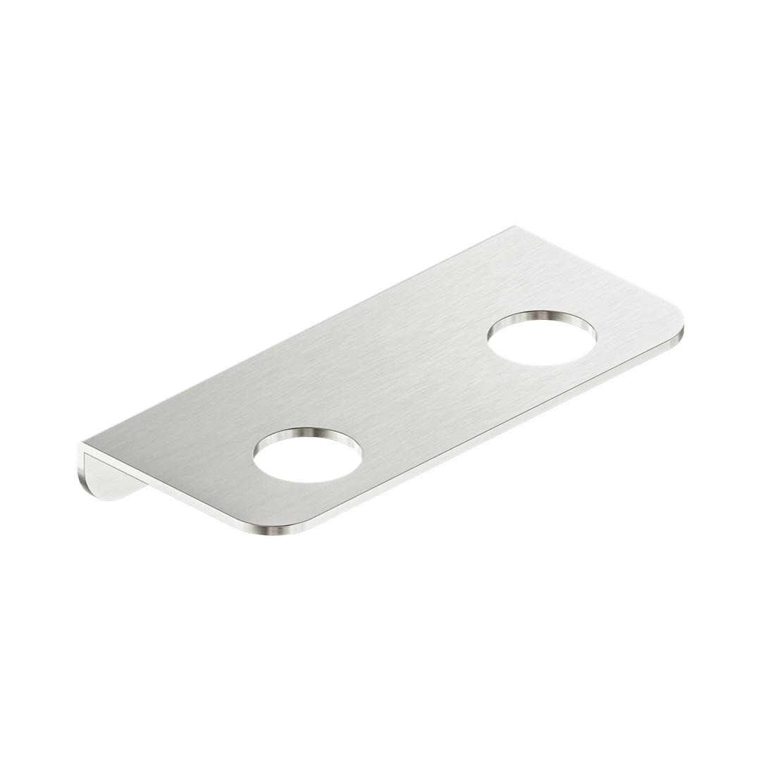 Nero Mecca Double Soap Bottle Holder - Brushed Nickel