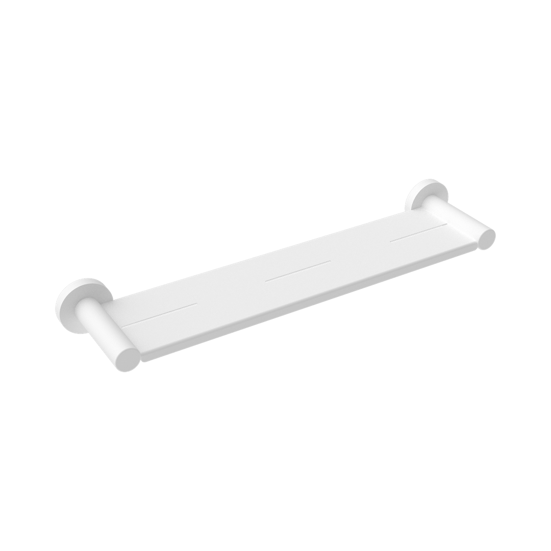 Nero Mecca Metal Shower Shelf - Matte White
