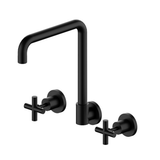 Nero X Plus Wall Kitchen Set Swivel Spout - Matte Black