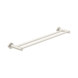Nero Dolce II Double Towel Rail 600Mm - Brushed Nickel