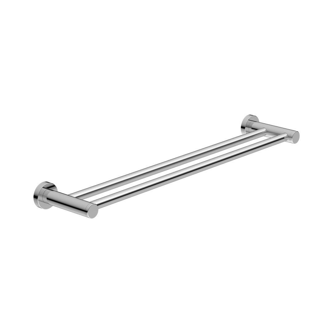 Nero Dolce II Double Towel Rail 600Mm - Chrome