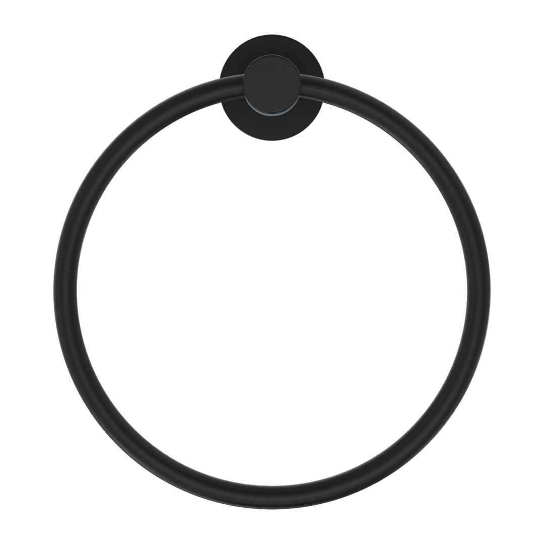 Nero Classic Hand Towel Ring - Matte Black
