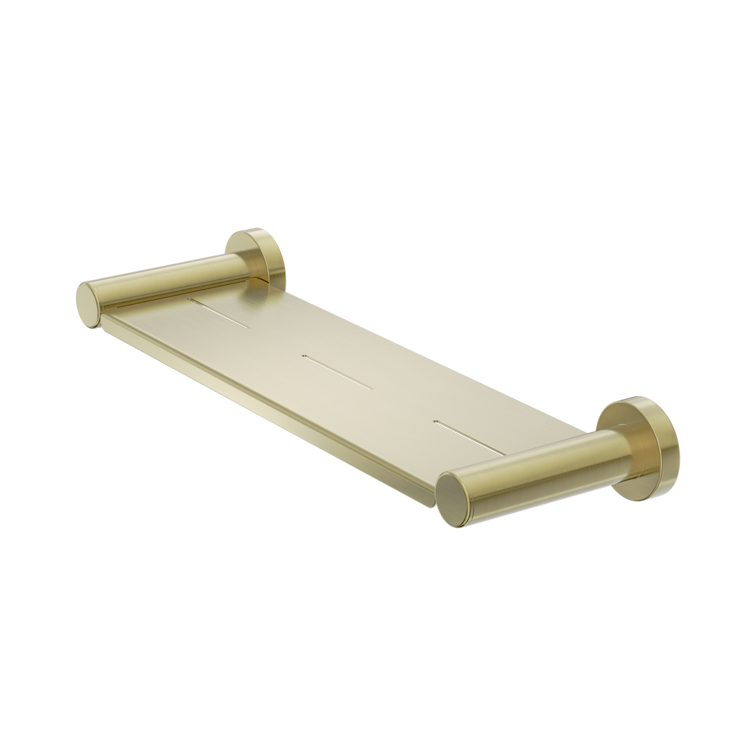 Nero Dolce II Metal Shower Shelf - Brushed Gold