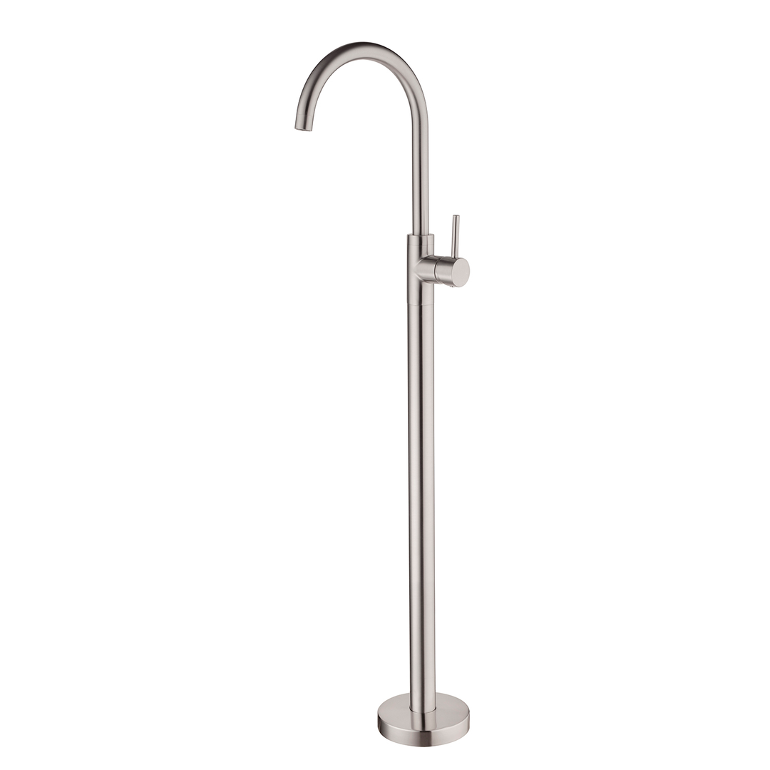 Dolce Floormount Nero Mixer Shower - Brushed Nickel