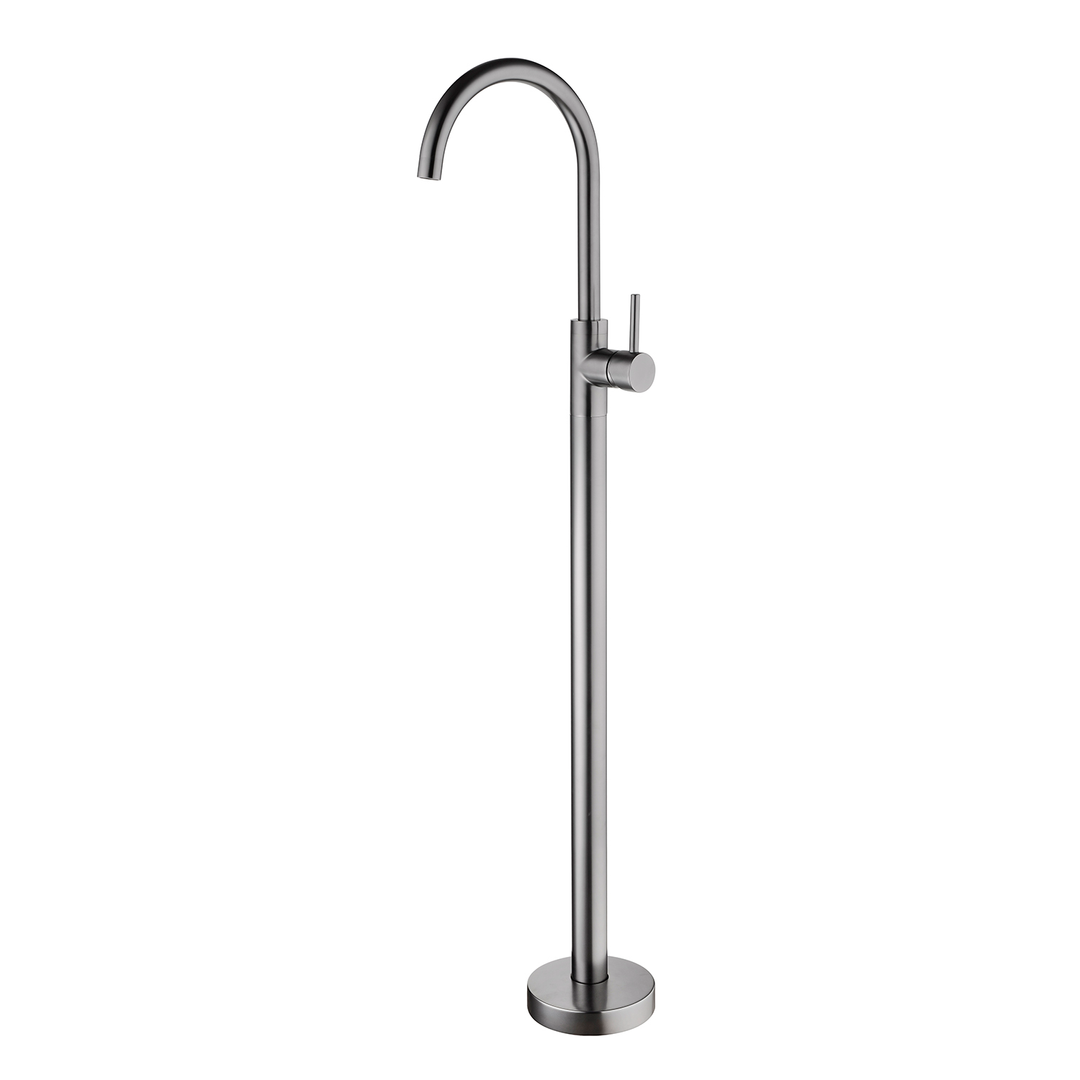 Dolce Floormount Nero Mixer Shower - Gun Metal Grey