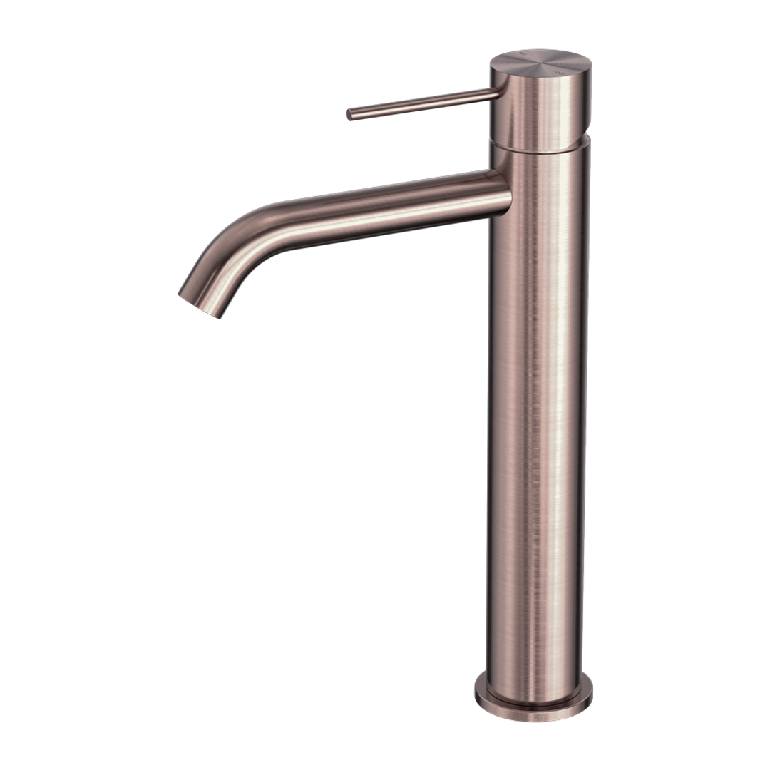 Nero Mecca Tall Basin Mixer - Brushed Bronze