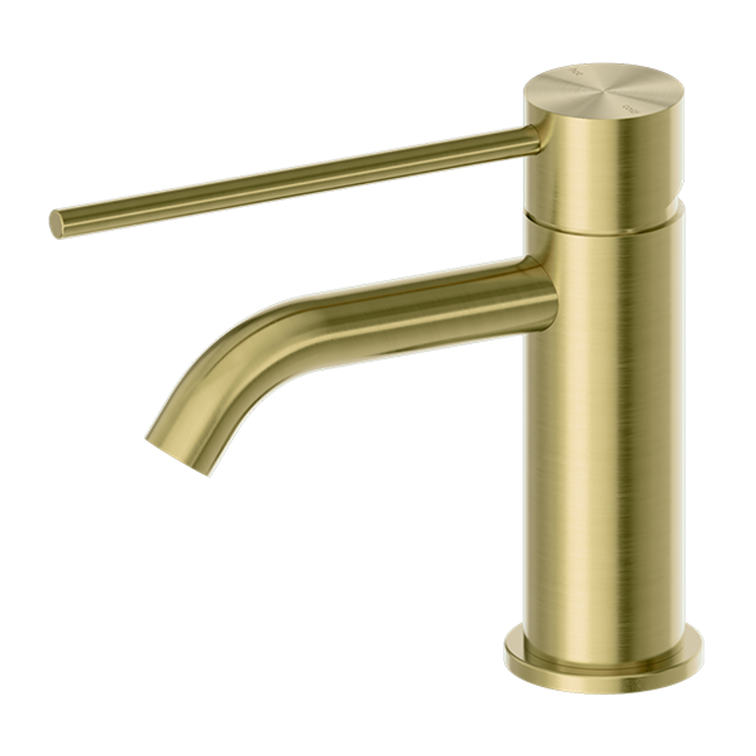 Nero Mecca Care Basin Mixer - Brushed Gold