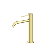 Nero Mecca Mid Tall Basin Mixer - Brushed Gold