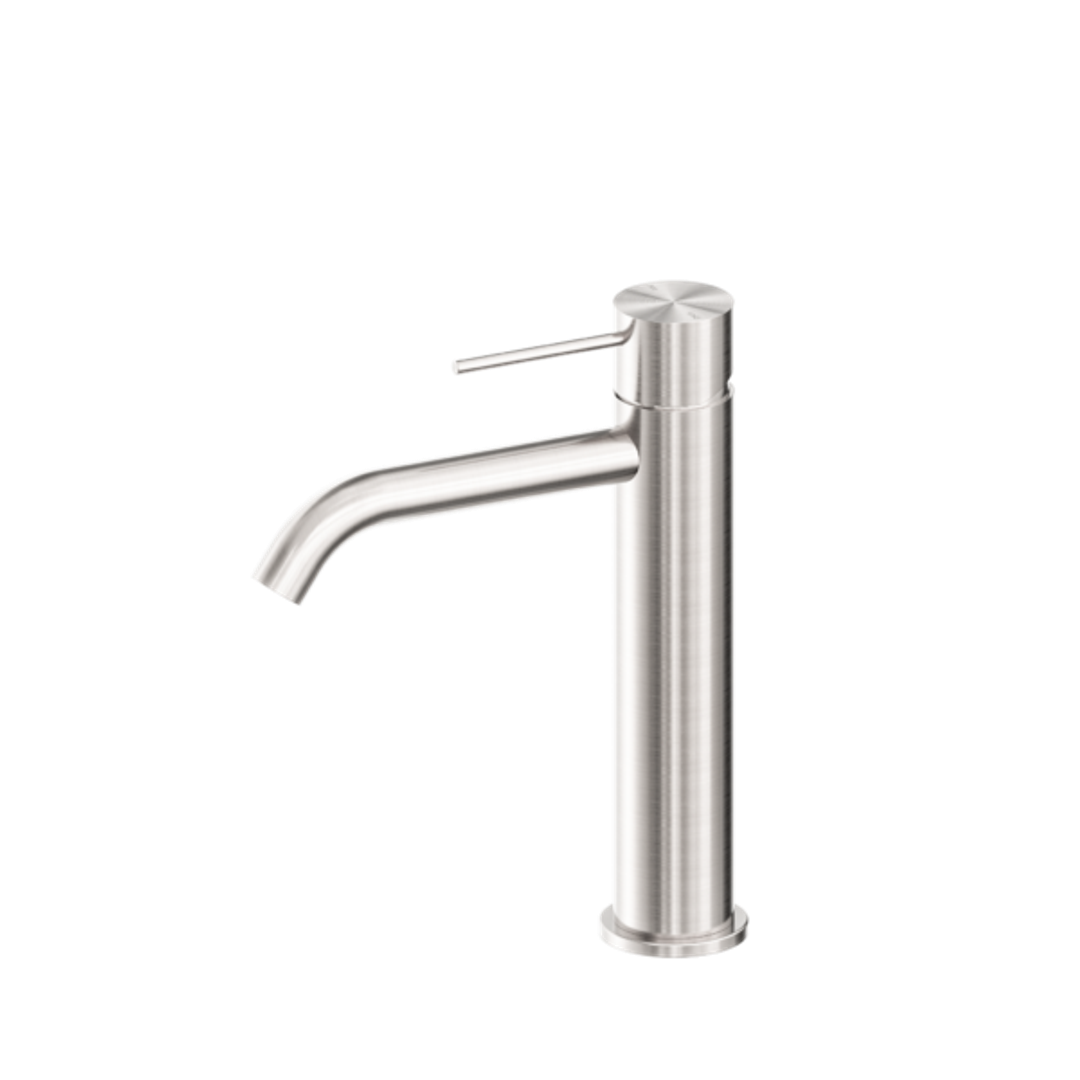 Nero Mecca Mid Tall Basin Mixer - Brushed Nickel Nr221901Ebn