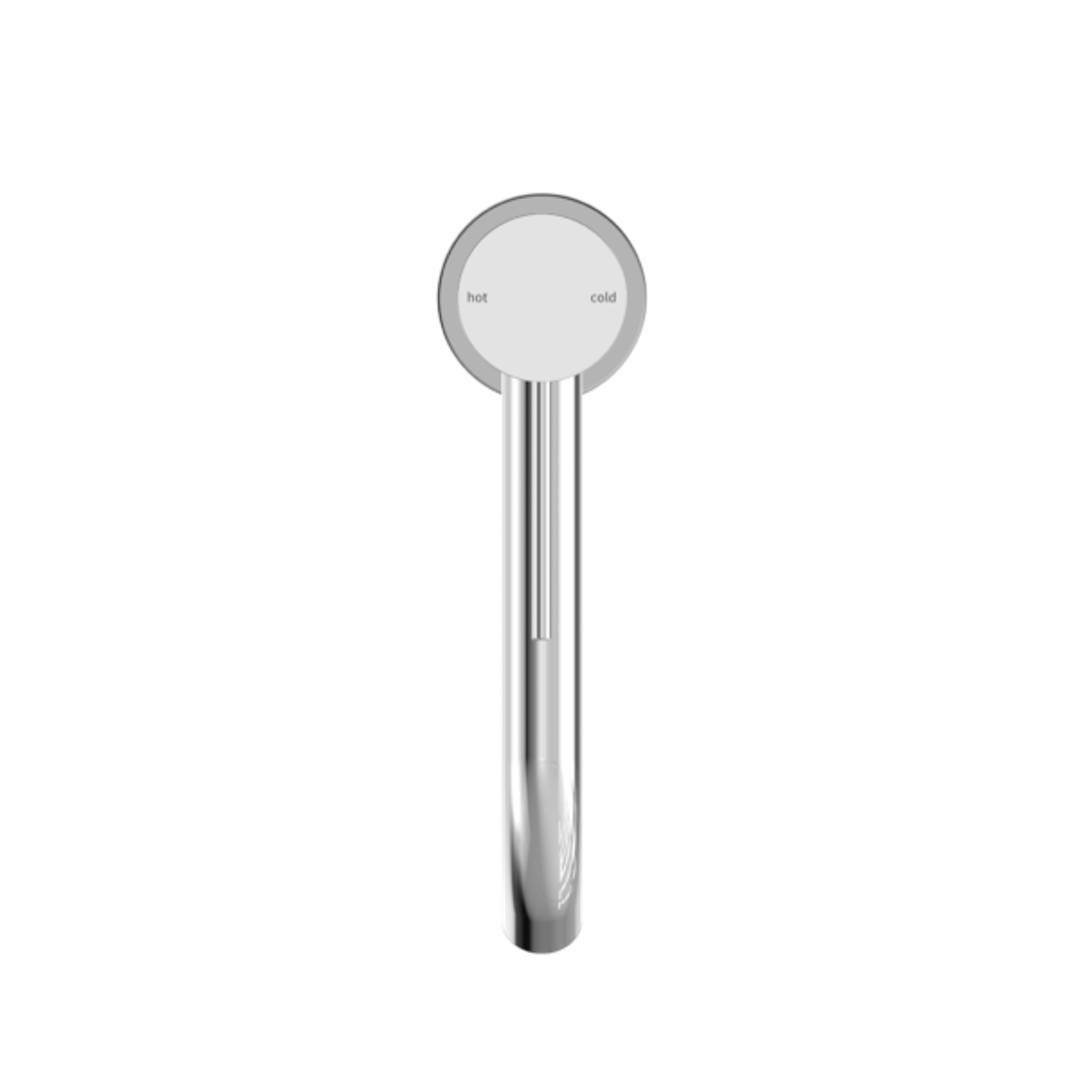 Mecca Mid Tall Basin Nero Mixer - Chrome