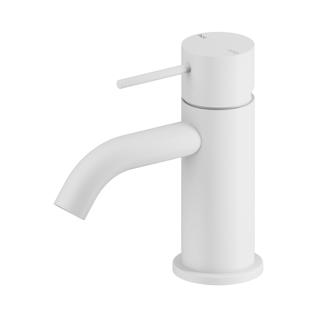 Nero Mecca Mini Basin Mixer - Matte White