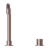 Mecca Hob Basin Nero Mixer Square Swivel Spout - Brushed Bronze