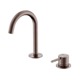 Nero Mecca Hob Baisn Mixer Set Arc Spout - Brushed Bronze