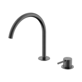 Nero Mecca Hob Bath/Kitchen Mixer Set Arc Spout - Gunmetal