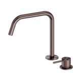 Nero Mecca Hob Bath/Kitchen Mixer Set Edge Spout II - Brushed Bronze