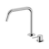 Nero Mecca Hob Bath/Kitchen Mixer Set Edge Spout II - Chrome