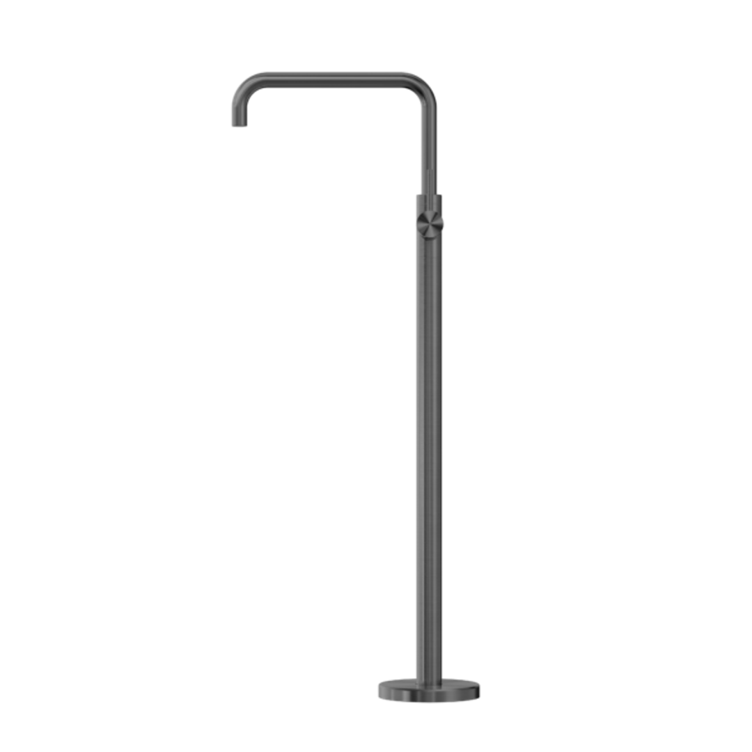 Mecca Freestanding Bath Nero Mixer Square Shape - Gunmetal