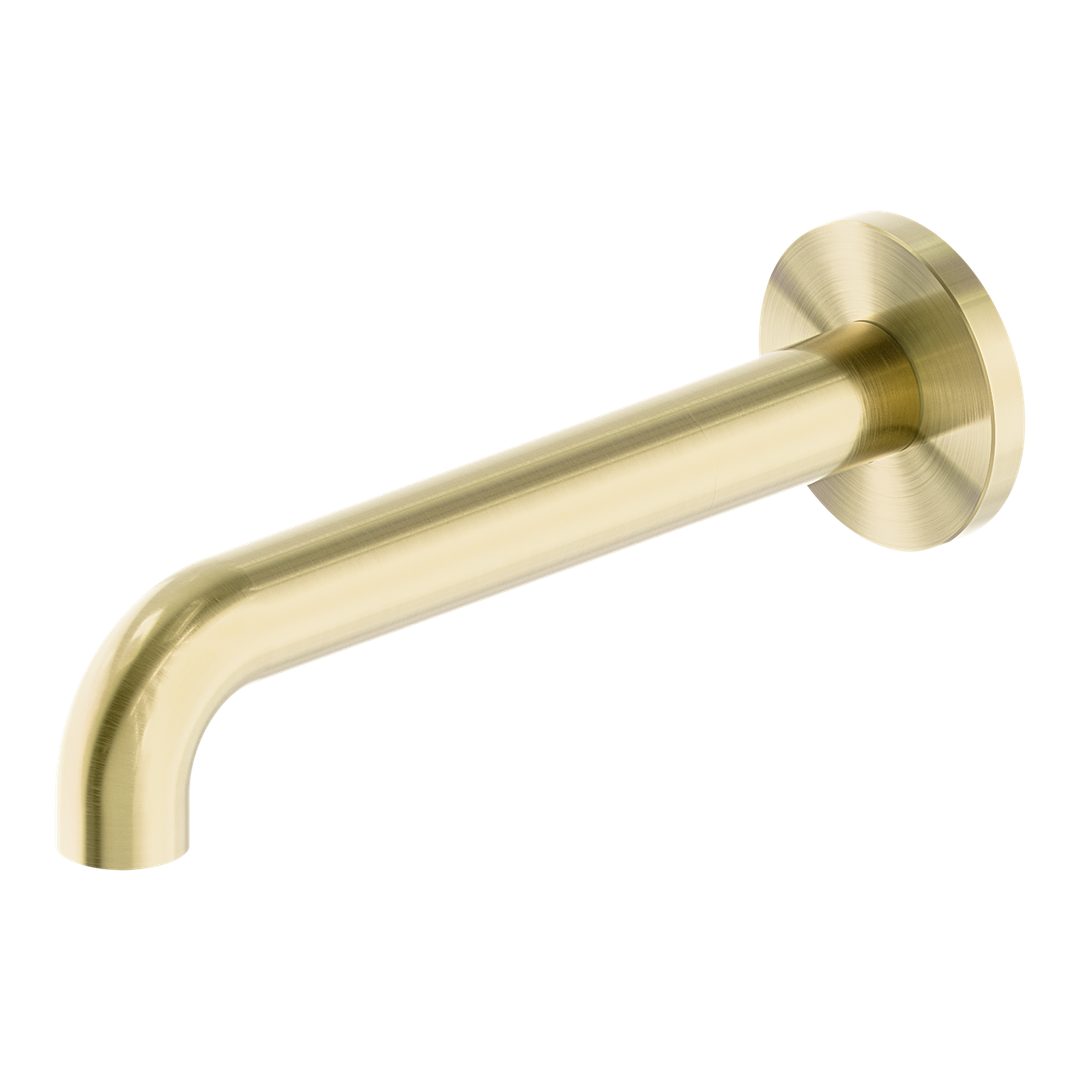 Nero Mecca Basin/Bath Spout Only 120Mm - Brushed Gold
