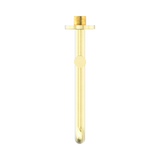 Nero Mecca Wall Mounted Swivel Basin/Bath Spout Only 225mm - Brushed Gold