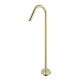 Nero Bianca Floor Standing Bath Spout - Brushed Gold